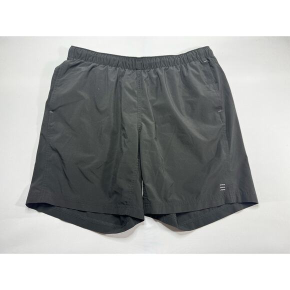 Free Fly Men's Lined Drawstring Elastic Waist Black 7" Breeze Shorts - Size XL - Picture 1 of 4
